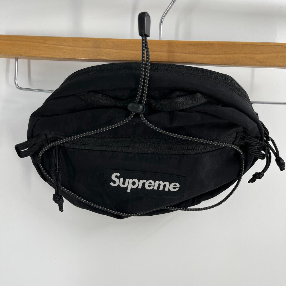 SS20 2020 Supreme NYC Box Logo Waist Bag / Clutch in Black